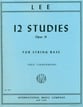 12 STUDIES OP 31 STRING BASS cover